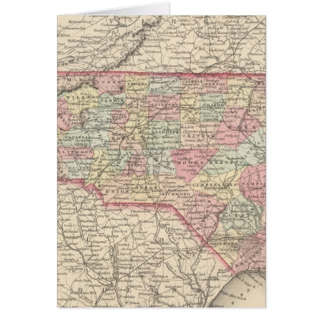 Cartão Carolina do Norte 3 (Frente)