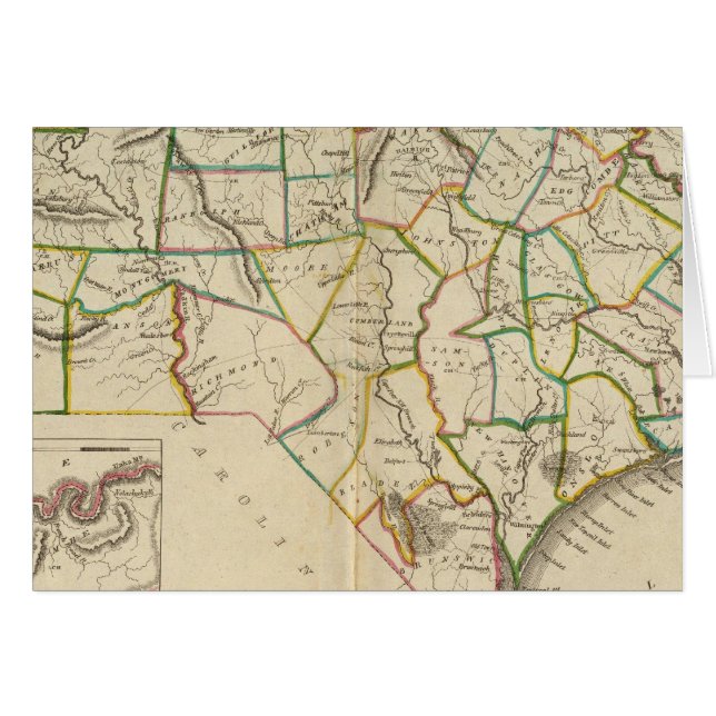 Cartão Carolina do Norte 5 (Frente Horizontal)