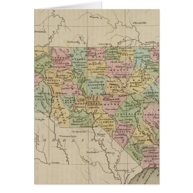 Cartão Carolina do Norte 5 (Frente)