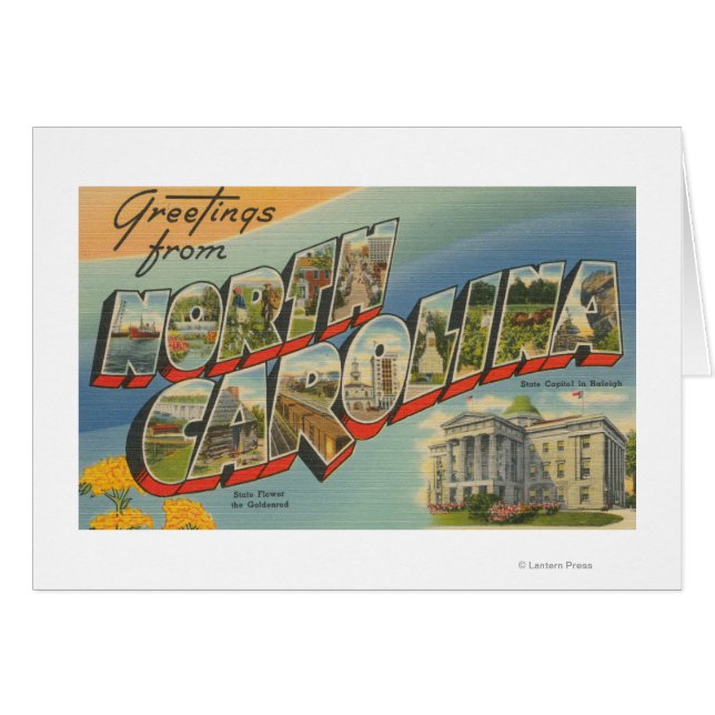 Cartão Carolina do Norte - Grande Cena 2 (Frente Horizontal)