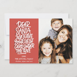 Cartão Caros Papais noeis Deixam Sua Foto Engraçada Com C
