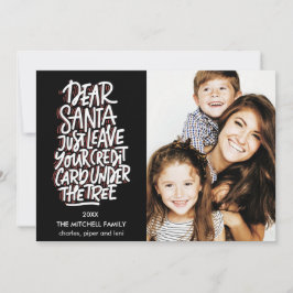 Cartão Caros Papais noeis Deixam Sua Foto Engraçada Com C