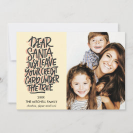 Cartão Caros Papais noeis Deixam Sua Foto Engraçada Com C