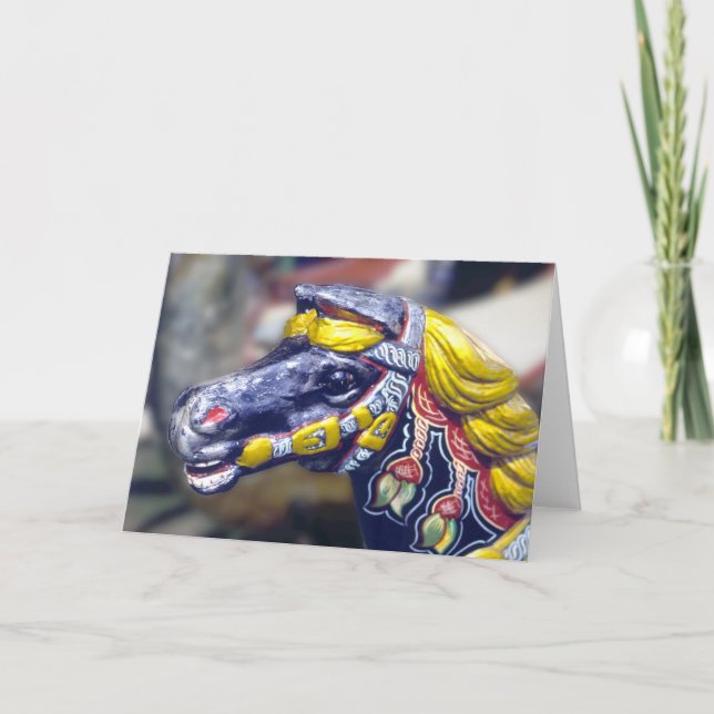 Cartão Carousel Pony (Frente)