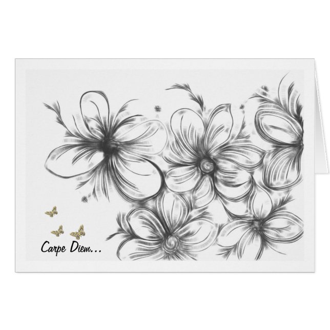 Cartão Carpe Diem (Frente Horizontal)