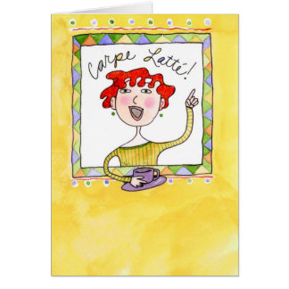 Cartão Carpe Latté