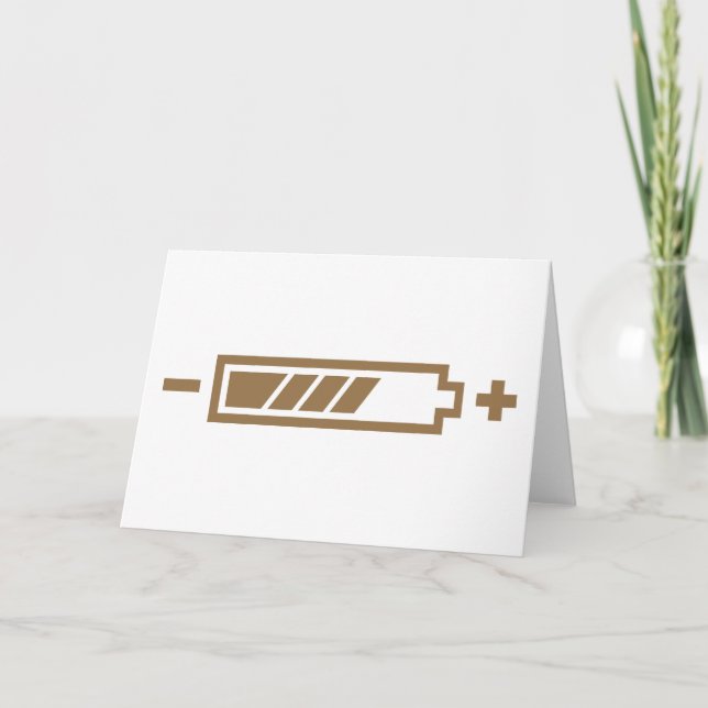 Cartão Carregado - híbrido solar elétrico com bateria (Frente)