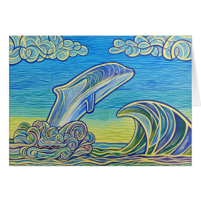 Cartão Carregando a orca (Frente Horizontal)