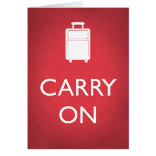 Cartão CARREGAR LIGADO - Bagagem - Placa Dentro do Vazio