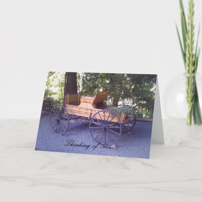 Cartão Carrinho de Vagão Cênico (Frente)