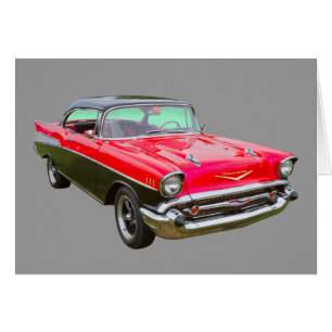 Cartão Carro 1957 do clássico do Bel Air de Chevrolet