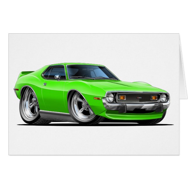 Cartão Carro 1971-72 do limão do dardo (Frente Horizontal)