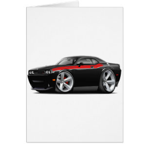 Cartão Carro 2009-11 Preto-Vermelho do RT do desafiador