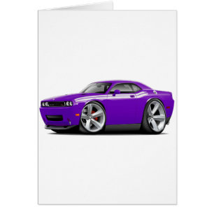 Cartão Carro 2009-11 Roxo-Branco do RT do desafiador