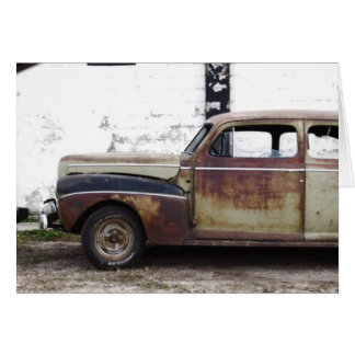 Cartão Carro Antigo