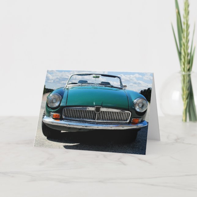 Cartão Carro antigo inglês (Frente)