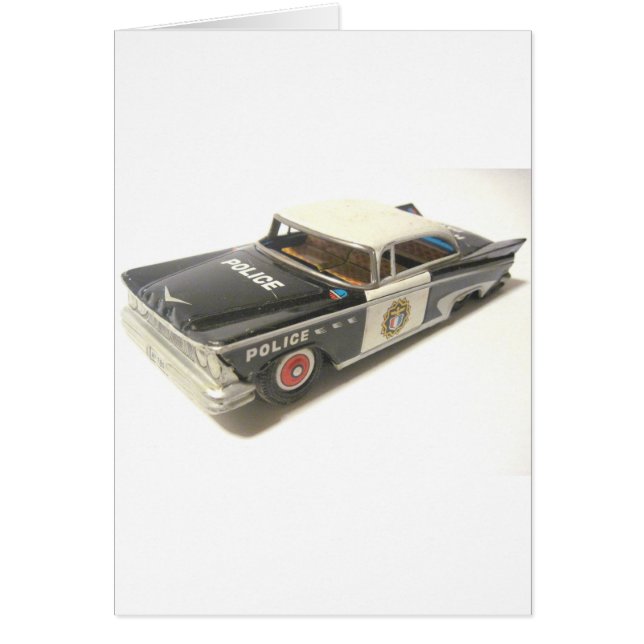 Cartão Carro da Polícia (Frente)
