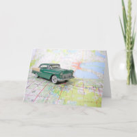 Carro de 1955 num Roteiro