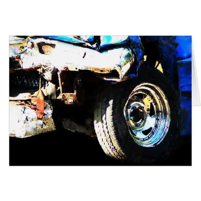 Cartão Carro de Derby do programa demonstrativo (Frente Horizontal)