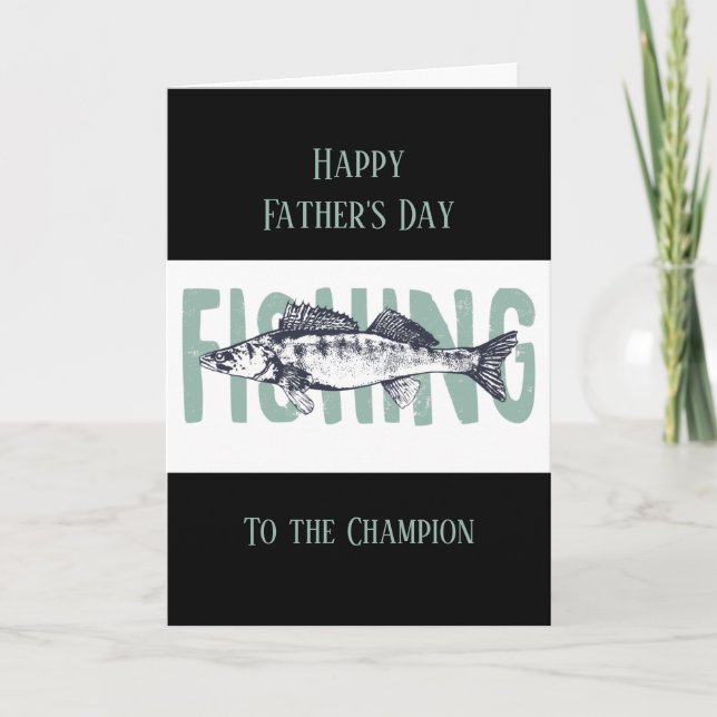 Cartão Carro desportivo negro de Dia de os pais feliz (Frente)