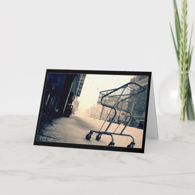 Cartão Carro do trole da compra (Frente)