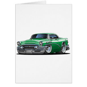 Cartão Carro do verde do século de Buick