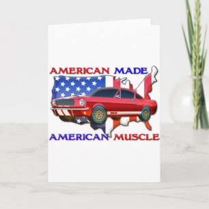 Cartão Carro Musical Americano
