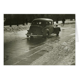 Cartão Carro na estrada