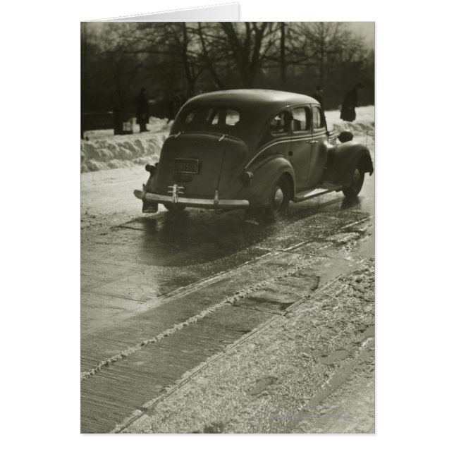 Cartão Carro na estrada (Frente)