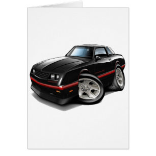 Cartão Carro Negro Monte Carlo 1983-88