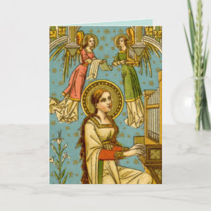 Cartão Carro NeoGótico St. Cecília de Roma (detalhe; BNG 