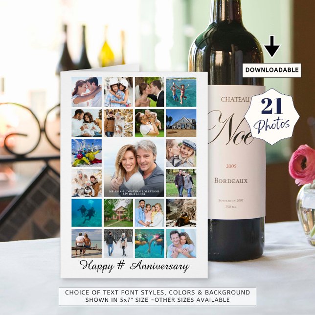 Cartão Carro Personalizado de qualquer Colagem de Fotos d (Criador carregado)