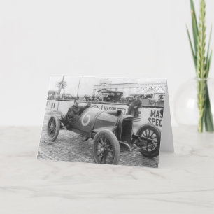 Cartão Carro Race 1913