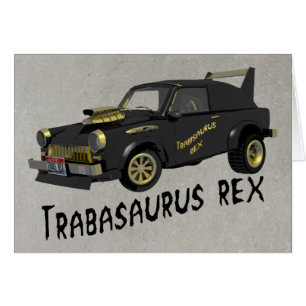 Cartão Carro Trabant Alemão-Leste Personalizado