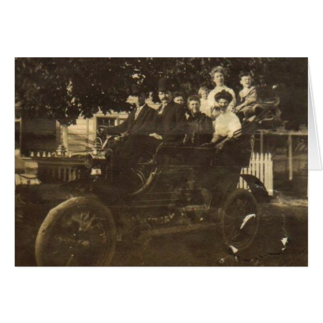 Cartão Carro velho 1 (Frente Horizontal)