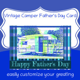 Cartão Carroça Antiga Dia dos Pais Feliz