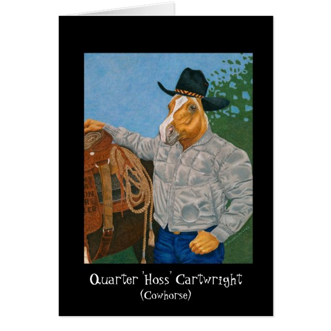 Cartão Carroceiro de "Hoss" do quarto (Frente)