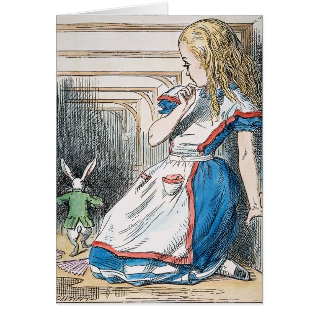 Cartão Carroll: Alice, 1865 (Frente)
