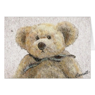 Cartão Carroll Teddy Bear Card