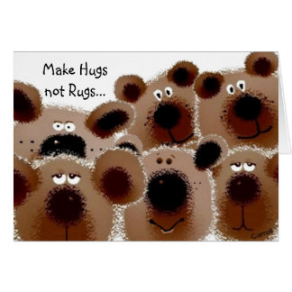 Cartão Carroll Teddy Bear Card