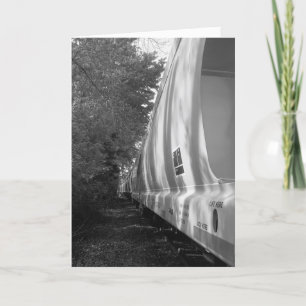 Cartão "Carros De Estrada De Ferro Abandonados" Recebem C