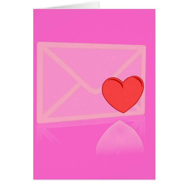 Cartão Carta de amor (Frente)