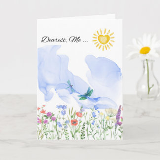 Cartão Carta de amor para mim ou para alguém que precisa