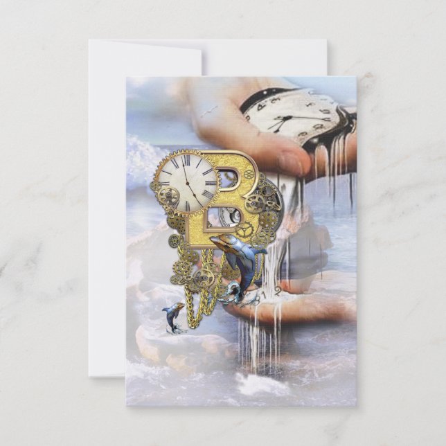 Cartão Carta de aniversário B (Frente)