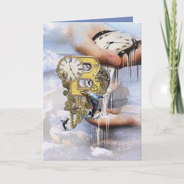 Cartão Carta de aniversário B (Frente)