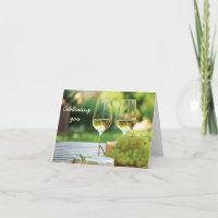 Carta de Aniversário da Celebração Chardonnay