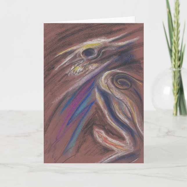 Cartão Carta de Deus da Morte (Frente)