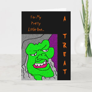 Cartão Carta de Halloween da EZ Doodle art