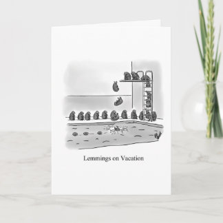 Cartão Carta de Saudação Humorista do Funny Bon Voyage