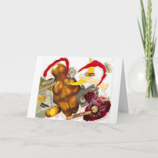 Cartão Carta de saudação inspiradora para a Mulher Sagrad